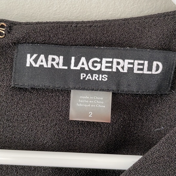 Karl Lagerfeld Black Cocktail Dress - Picture 6 of 7